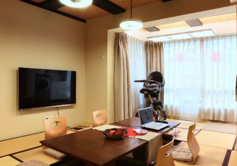 中海国际115平三居室日式风格装修案例