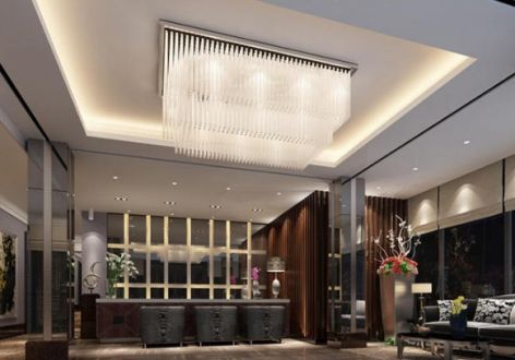 酒店现代风格2600平米装修案例