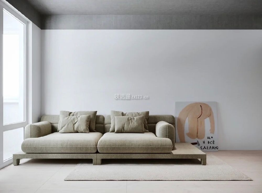 现代简约沙发背景墙装修效果图 现代简约沙发背景墙效果图