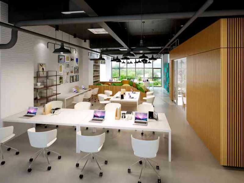 500平米现代混搭风格办公室装修案例