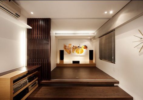 复地东湖国际三期156㎡四居室现代简约装修案例