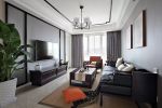 江南新天地新中式风格112平米三居室装修案例