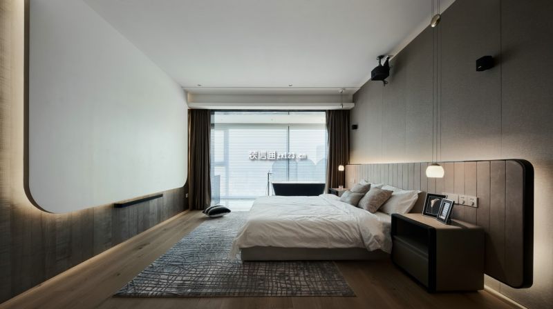 招商江湾国际141平米四室两厅极简风格装修案例