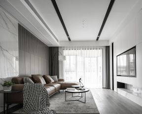 成都现代简约风格家庭客厅装修设计