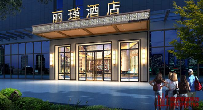 2500平米现代简约丽瑾酒店装修案例