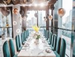 成都婚典版餐饮空间现代轻奢风350平米装修案例