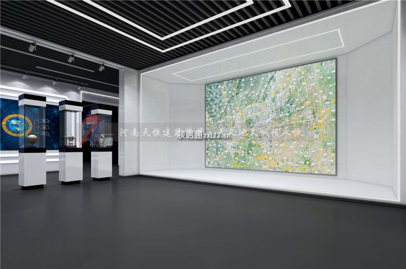 郑州展厅沉稳风格1200平米装修案例