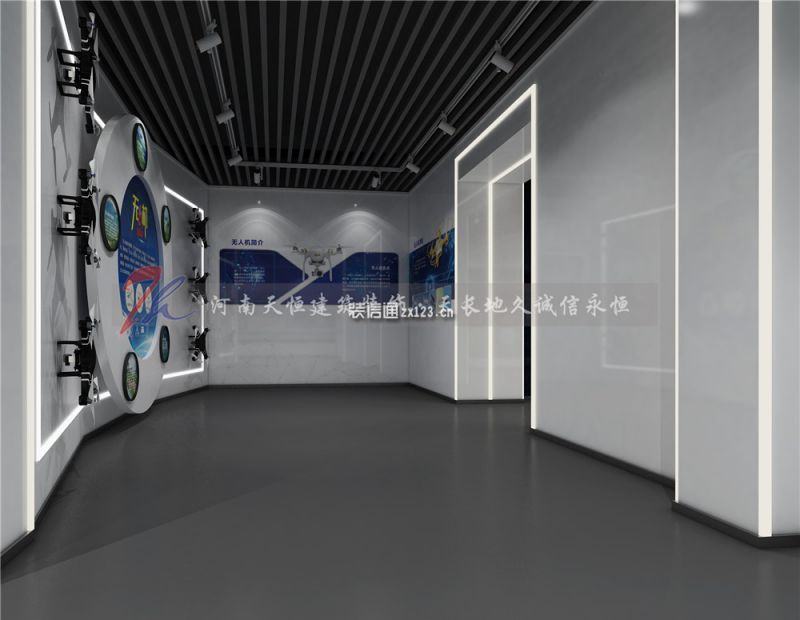 郑州展厅沉稳风格1200平米装修案例