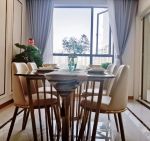 龙湖·春江紫宸现代风格134平米三居室设计效果图案例