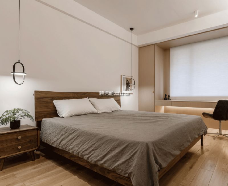 祥源·金港湾现代风格110平米三居室设计效果图案例