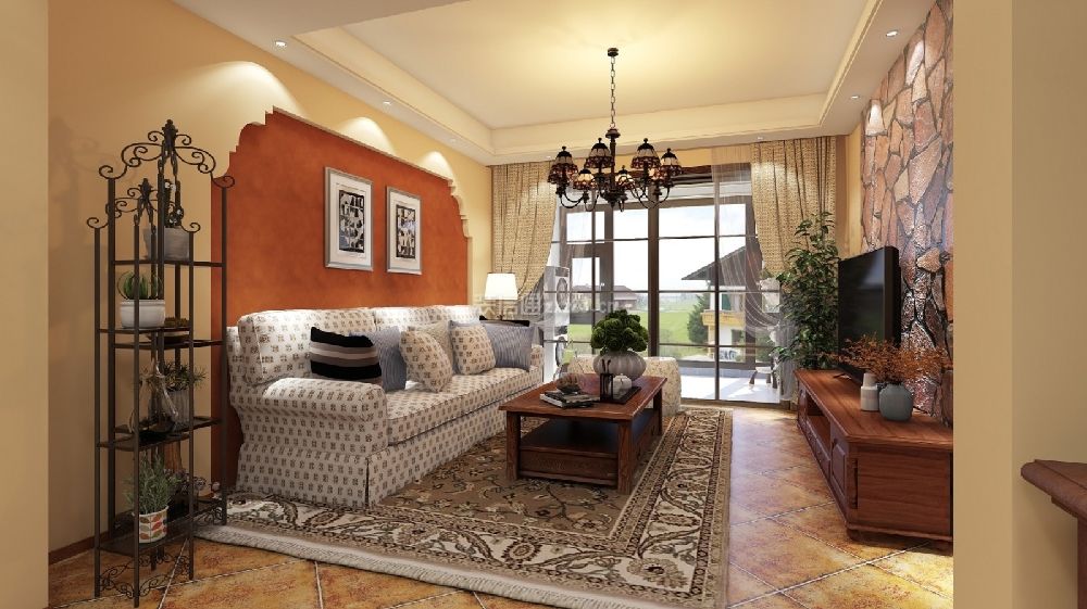 美式客厅效果图片 美式客厅沙发组合