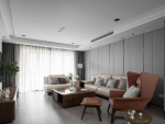 万合·龍城现代风格82平米二居室装修效果图案例