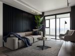 润枫领尚现代风格118平米三居室装修案例