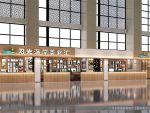 广州高铁站高档餐厅98平米现代风格装修案例