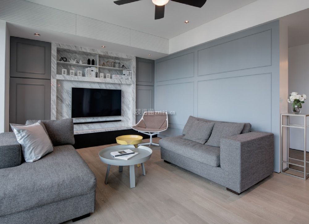 现代简约客厅设计 现代简约客厅沙发装修效果图