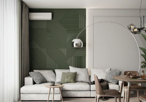 正荣·悦都荟现代风格128平米三居室设计效果图案例