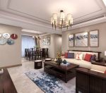 龙湖星海彼岸140㎡四居室新中式风格装修案例