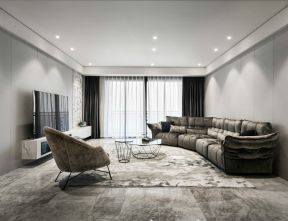 成都现代简约客厅沙发造型设计图片