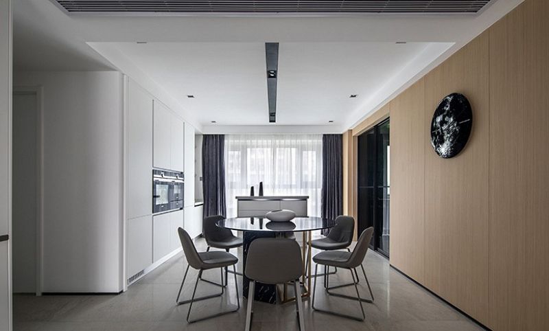 福州源现代风格174平米三居室设计效果图案例