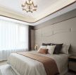 120平方现代风格主卧室床头设计图