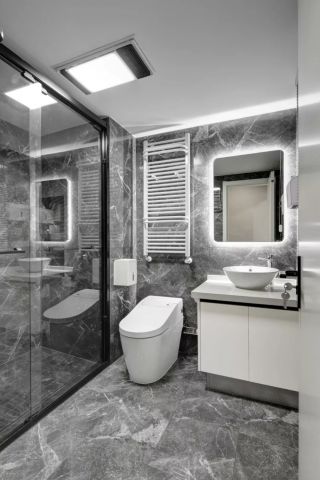 120平方房屋現代簡約衛生間圖片