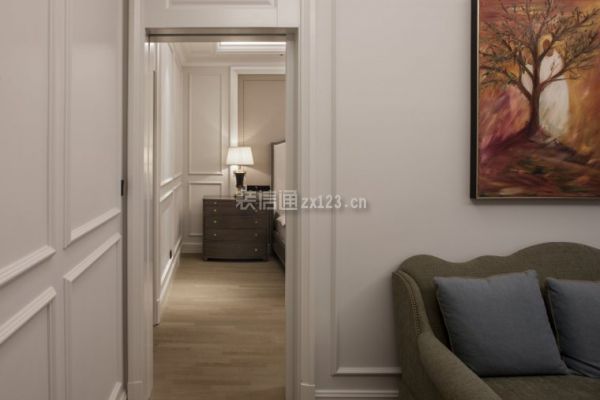 美式风格别墅卧室沙发装修设计图