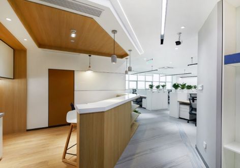 办公室现代风格1200平米装修案例