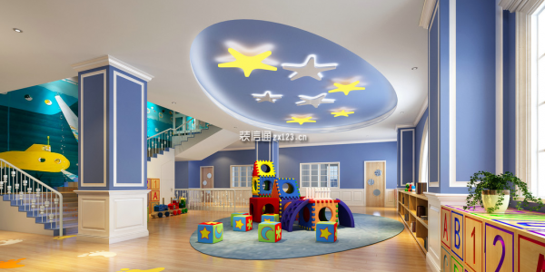 幼儿园美式风格1120㎡设计方案