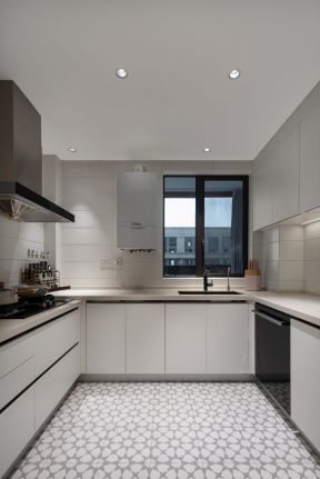 现代厨房家装 现代厨房风格 白色厨房装修效果图大全