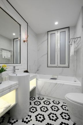 卫生间浴缸设计图片 现代卫生间装修效果图