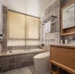 三室两厅卫生间砖砌浴缸装修设计图大全