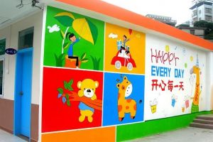 幼儿园外墙装饰画