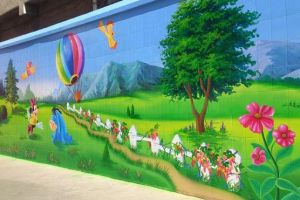 幼儿园外墙装饰画
