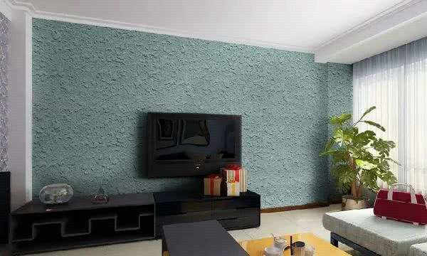硅藻泥电视墙效果图