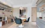 名城紫金轩北欧风格126平米三居室设计效果图案例