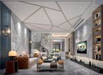 万科珠江东岸188平米五居室现代轻奢风格装修案例