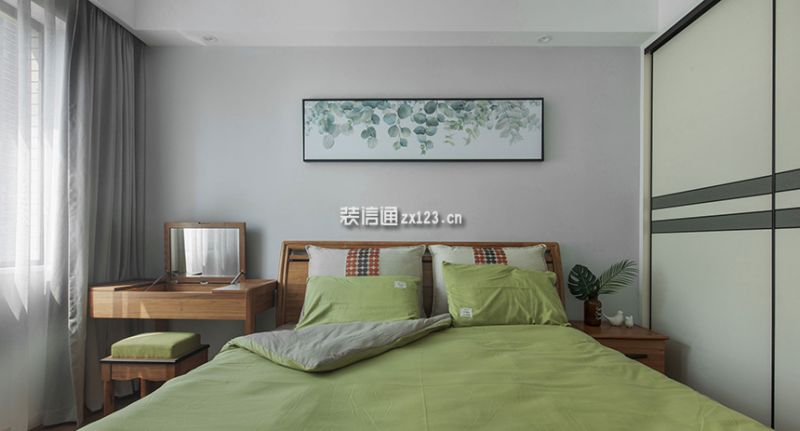 北京御园北欧风格100平米三居室装修案例