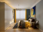 紫竹苑北欧风格123平米三居室装修案例