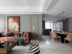 碧桂园华榕世纪城美式风格160平米三居室装修效果图案例