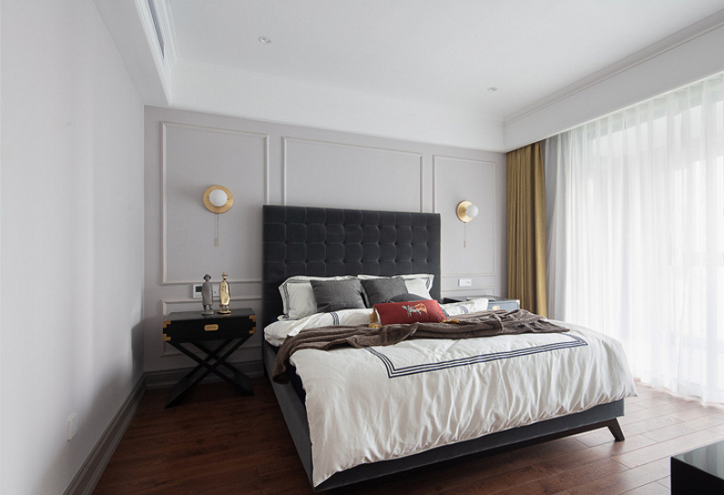 碧桂园华榕世纪城美式风格160平米三居室装修效果图案例