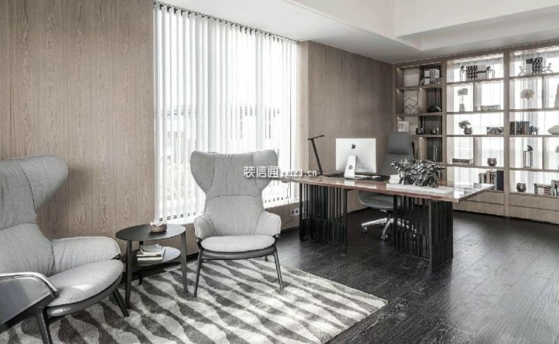 柏悦国际公寓150平三居室现代简约装修案例