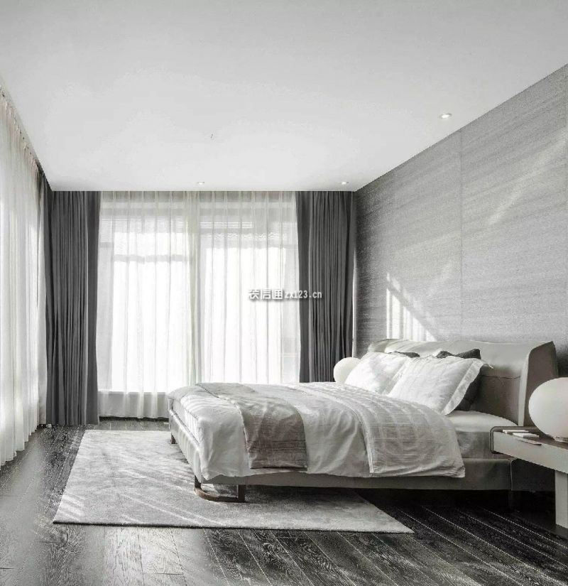 柏悦国际公寓150平三居室现代简约装修案例