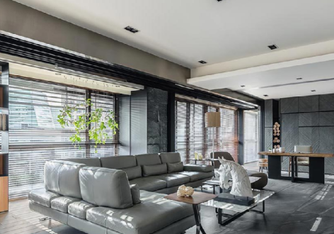 锦绣果州现代风格162平米三居室装修设计图案例