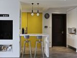 智慧领域北欧风格128平米三居室设计效果图案例