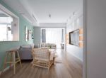 [邵阳凌志装饰]北欧风格三居室装修案例，小清新的配色，让家更有趣！