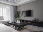 尚城国际130平米现代简约三居室装修案例