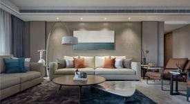 [廈門鉅誠裝飾]325㎡現(xiàn)代風格別墅裝修，穩(wěn)重端莊藝術(shù)空間！