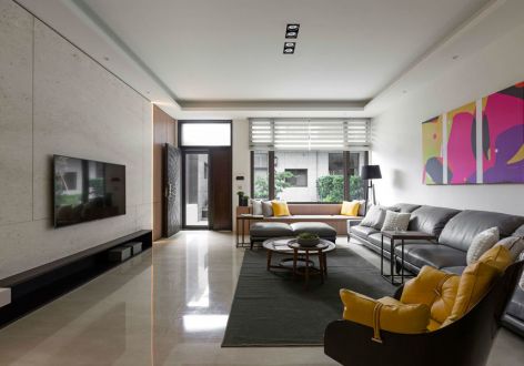 盛世嘉园现代风格130平米三居室装修案例