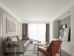 新力鼎新金海湾美式风格89平米三居室设计效果图案例