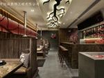 200平米餐饮店新中式风格装修案例